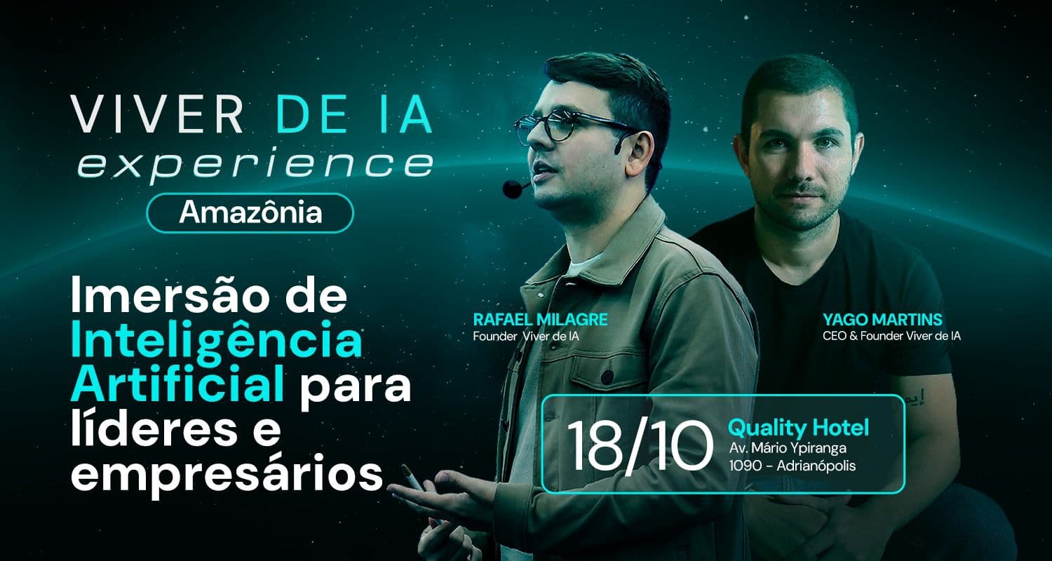 Manaus vai receber o Viver de IA Experience Amazônia – Imersão prática em Inteligência Artificial para negócios