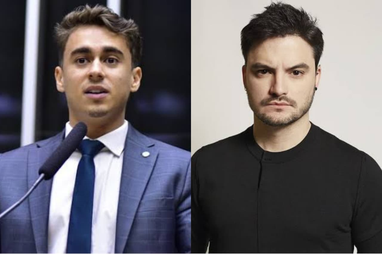 Justiça aumenta indenização de Nikolas Ferreira a Felipe Neto para R$ 12 mil
