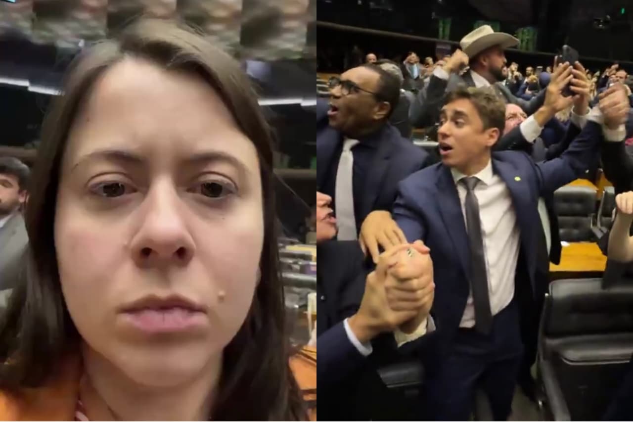 VÍDEO: Deputada chama oposição de ‘filhotes da ditadura’ após aprovação da urgência do PL da anistia