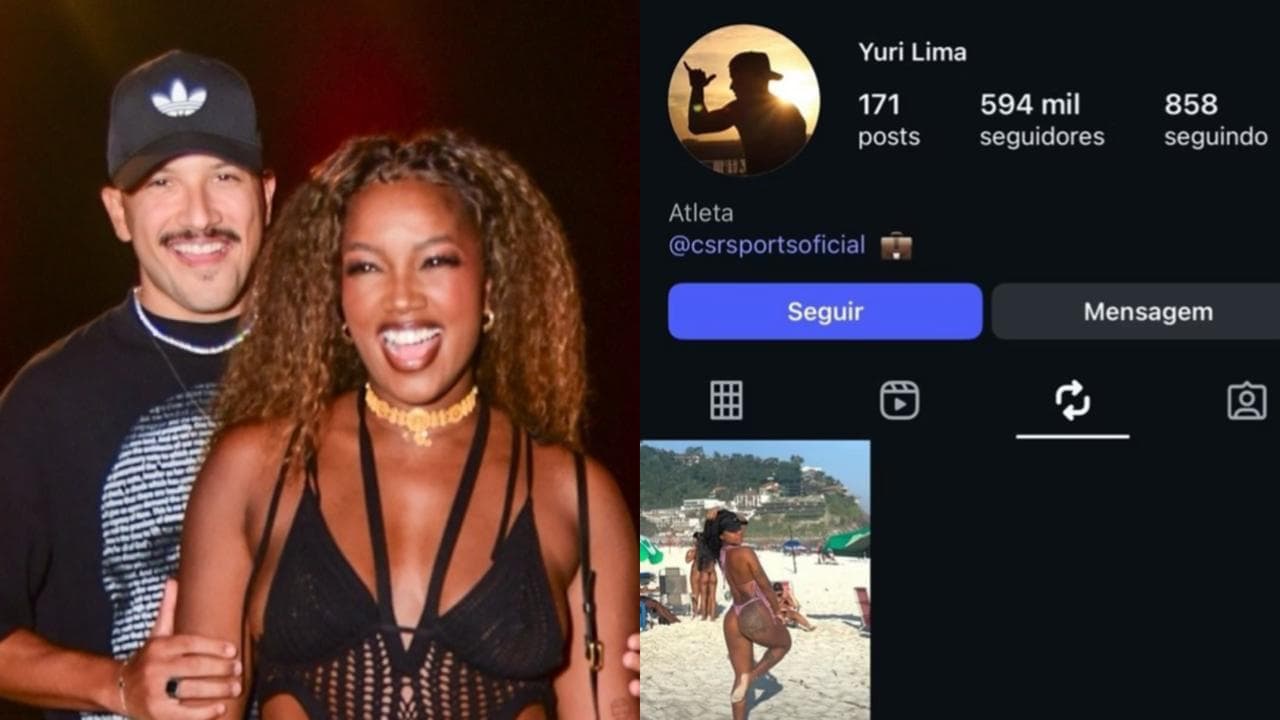 Perdoado por Iza após traição, Yuri Lima reposta foto de mulher de biquíni