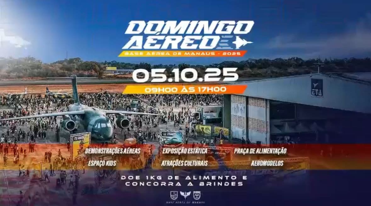 “Domingo Aéreo”: veja data da exposição gratuita de aeronaves em Manaus