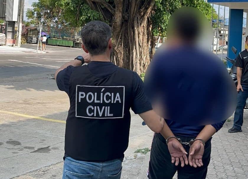 Homem é preso por agredir ex-mulher de 16 anos com pedaço de pau com pregos em Manaus