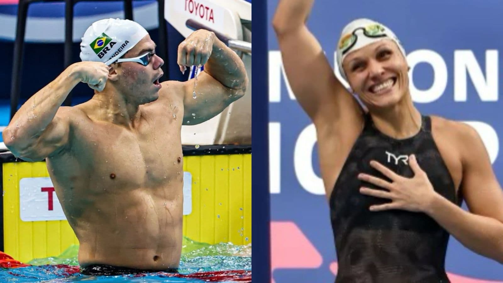 Gabriel Bandeira bate recorde e Carol Santiago é tetra no Mundial de Natação Paralímpica