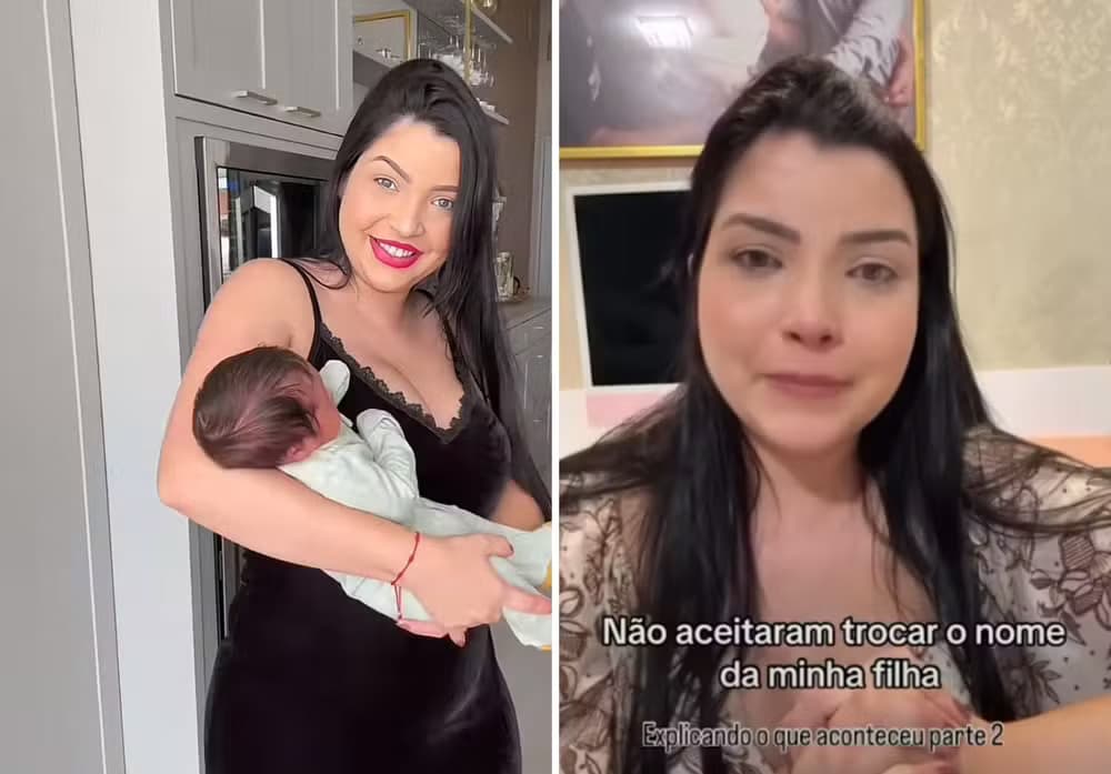 Mãe viraliza nas redes após se arrepender do nome da filha, mas cartório nega troca: Entenda