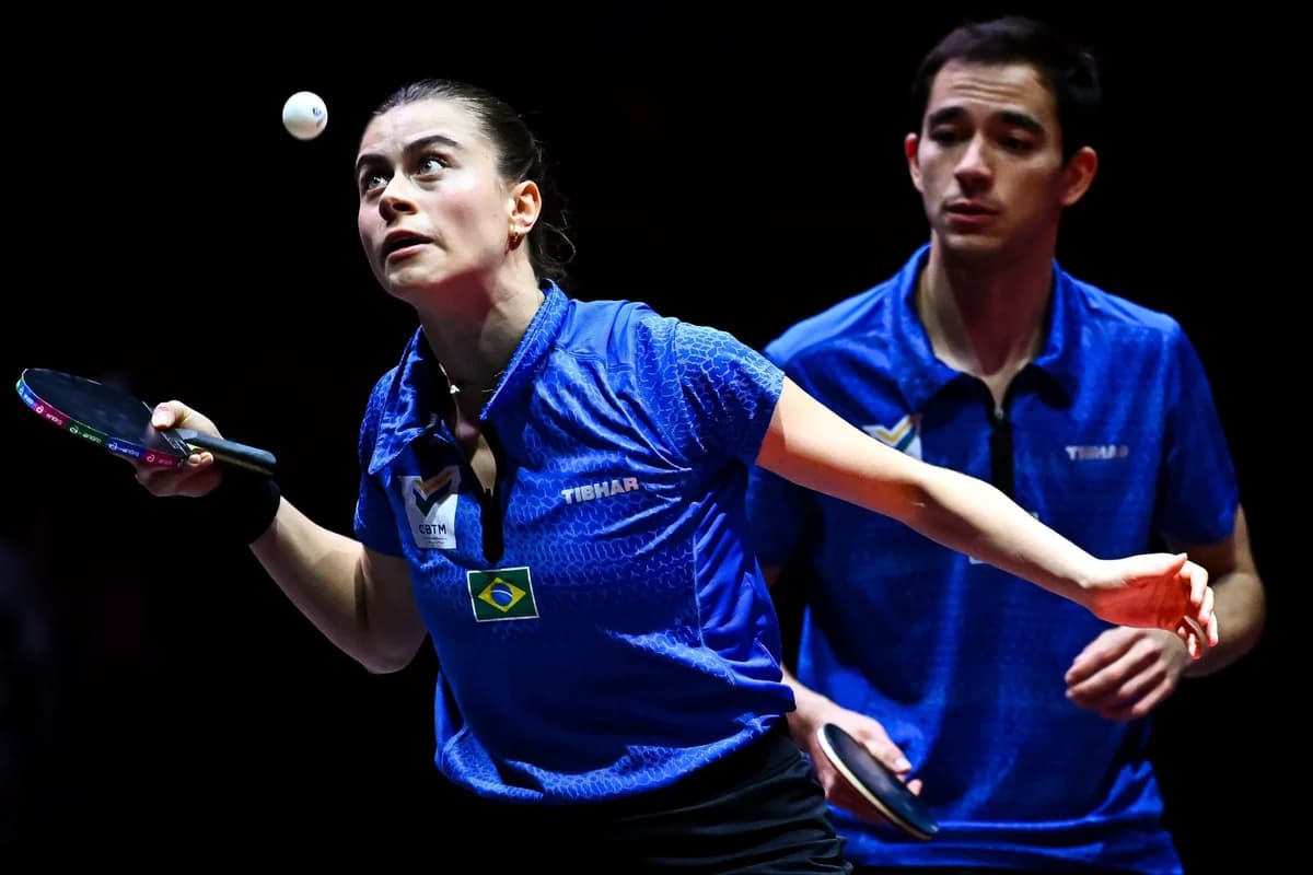 Smash da China: Hugo Calderano e Bruna Takahashi avançam às oitavas