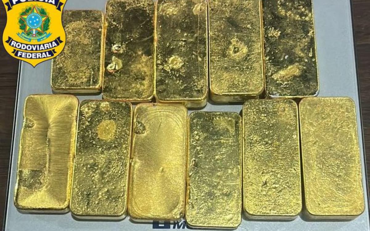 PRF apreende 10,2 kg de ouro avaliado em R$ 7 milhões em caminhonete em Boa Vista