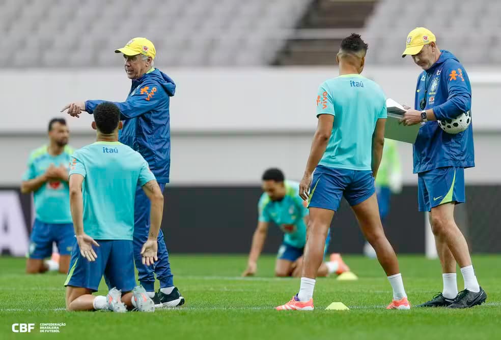 Veja provável escalação da Seleção Brasileira para enfrentar Coreia do Sul