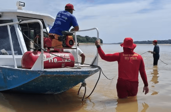 Corpo de jovem é encontrado após se afogar em praia no Amazonas