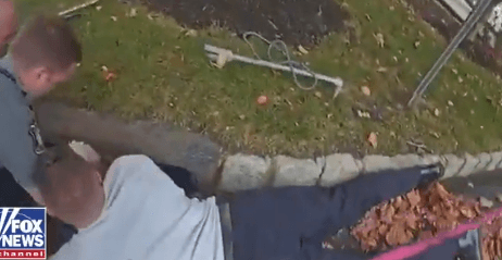 Policiais resgatam cadela que caiu em bueiro durante passeio