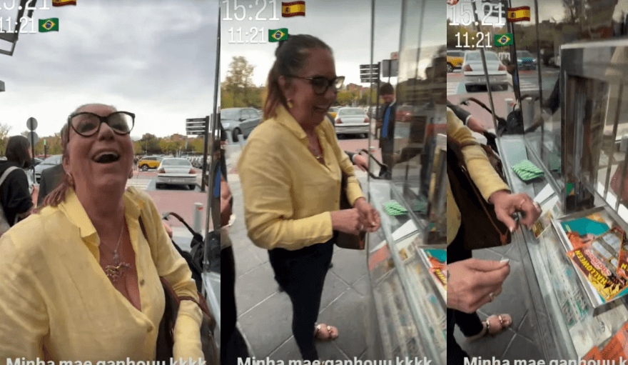 Mãe de Virginia Fonseca ganha prêmio em loteria na Espanha e família comemora: “Ricas, ricas, ricas!”