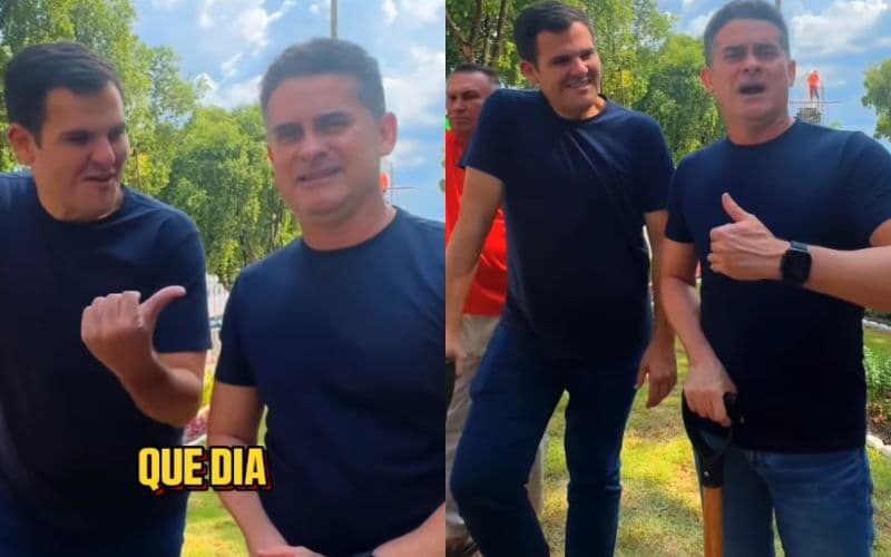 Prefeito planta oliveiras na Praça dos Remédios, que será reinaugurada no aniversário de Manaus