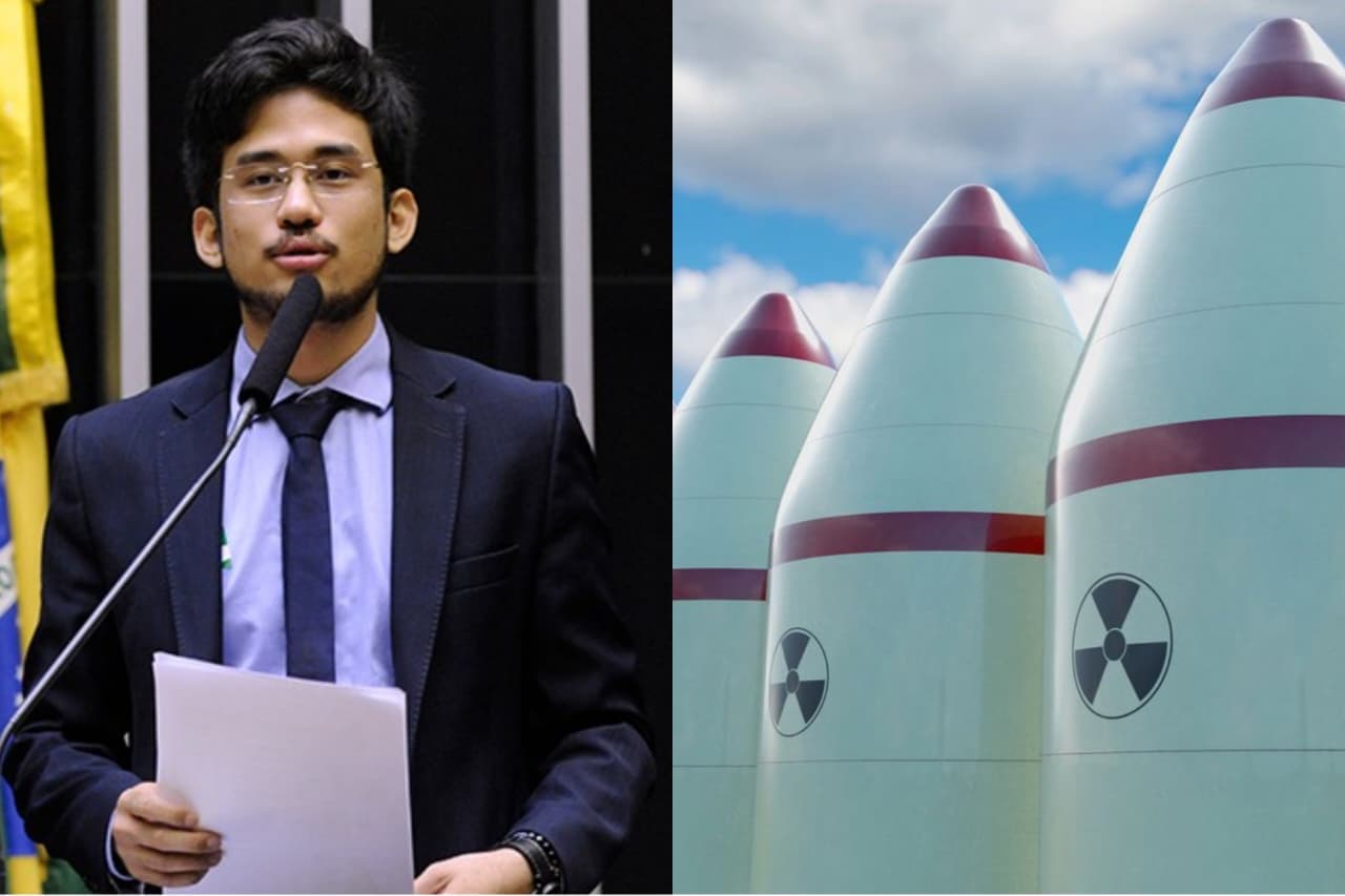 Kim Kataguiri apresenta proposta que autoriza produção de armas nucleares no Brasil; entenda