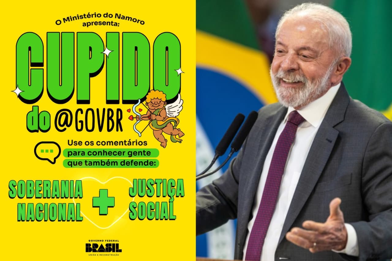 Governo lança ação ‘Cupido do GovBR’ e brinca com ‘Ministério do Namoro’, promessa feita por Lula em 2022