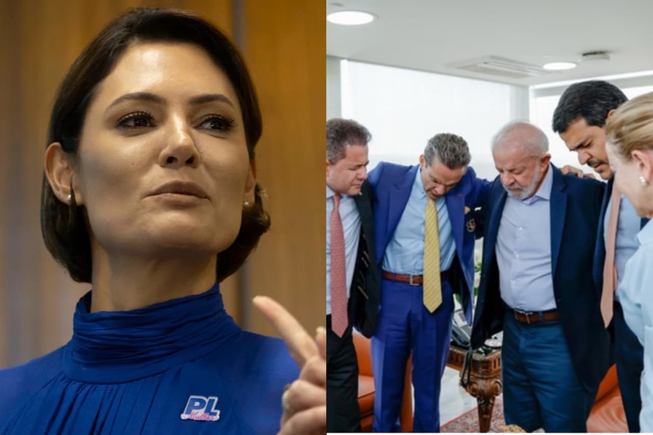 Michelle Bolsonaro reage à foto de Lula com evangélicos e alfineta com versículos bíblicos