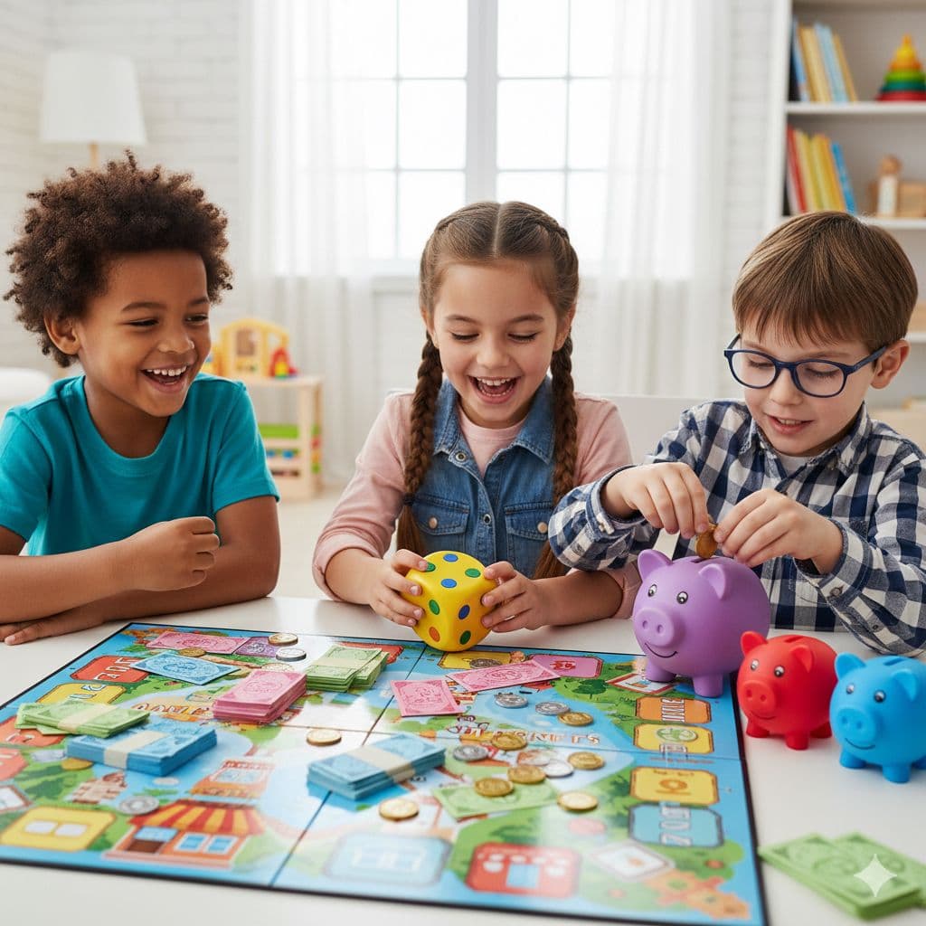 Educação financeira infantil: como ensinar crianças a lidar com dinheiro desde cedo