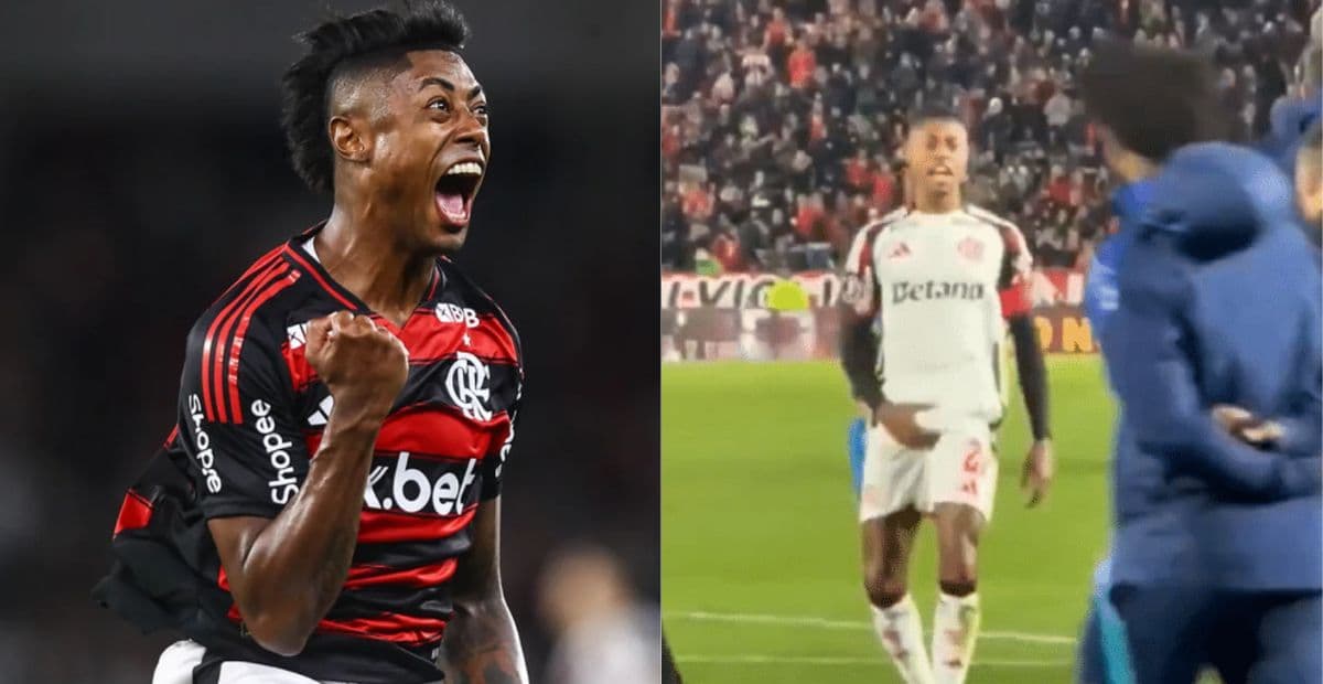 Conmebol marca audiência de Bruno Henrique por gestos obscenos após jogo contra o Estudiantes