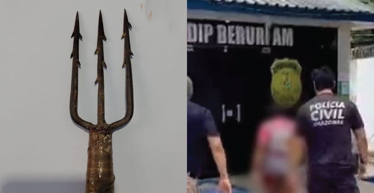 Mulher é presa após cravar zagaia no peito do companheiro no Amazonas