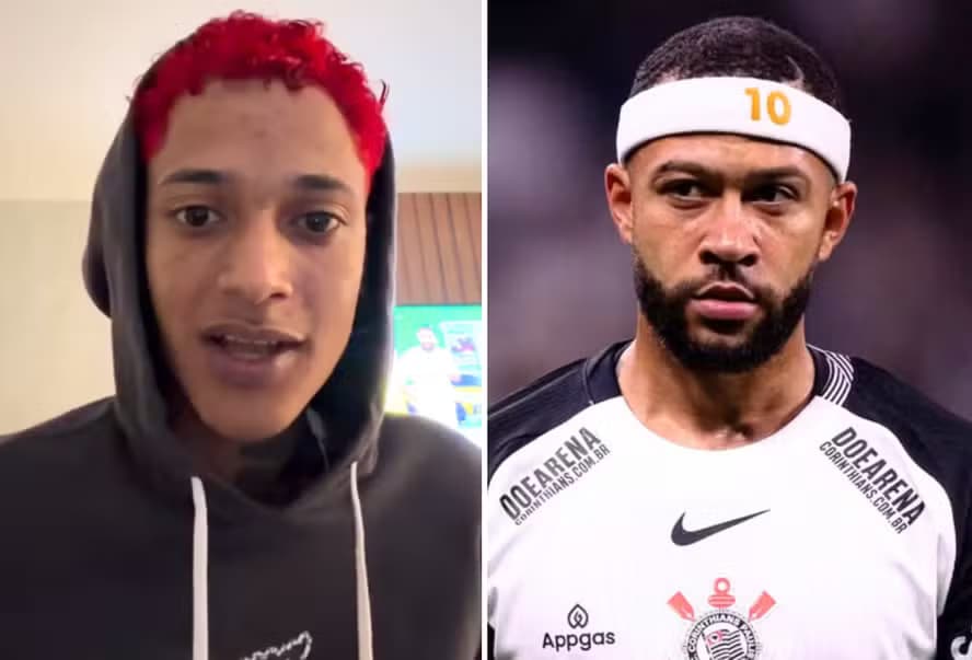PRINTS! Memphis Depay, do Corinthians, apoia Oruam após megaoperação no RJ: “Fique forte”