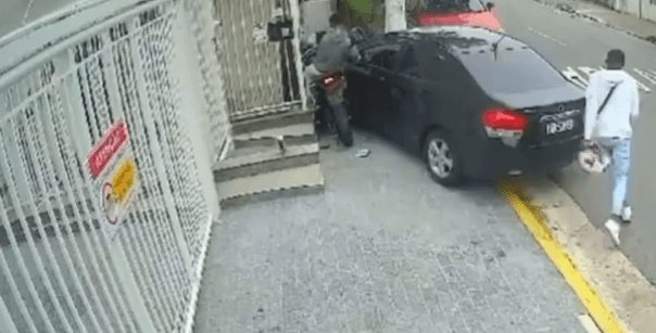 Motorista reage e atropela dupla durante assalto em SP