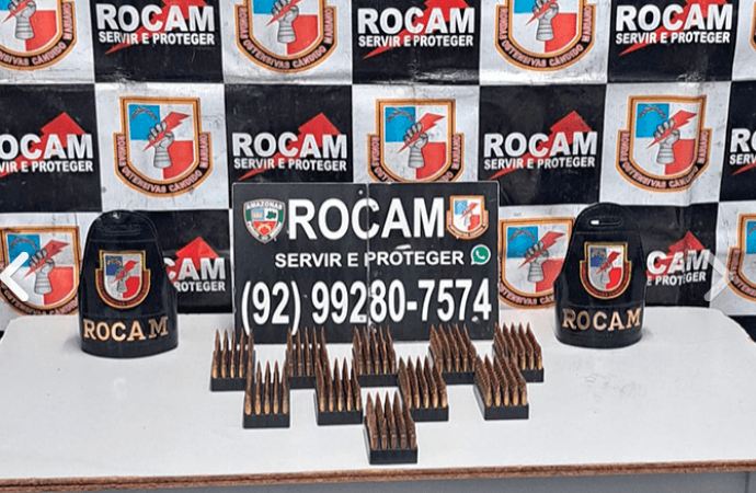 Em Manaus, 500 munições de fuzil são apreendidas em casa abandonada