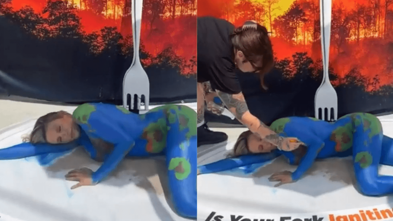 Em Belém, Luisa Mell protesta contra cardápio da pré-COP30 e defende alimentação vegana