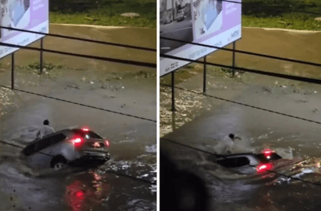 Motorista é arrastado por enxurrada no sudoeste da Bahia