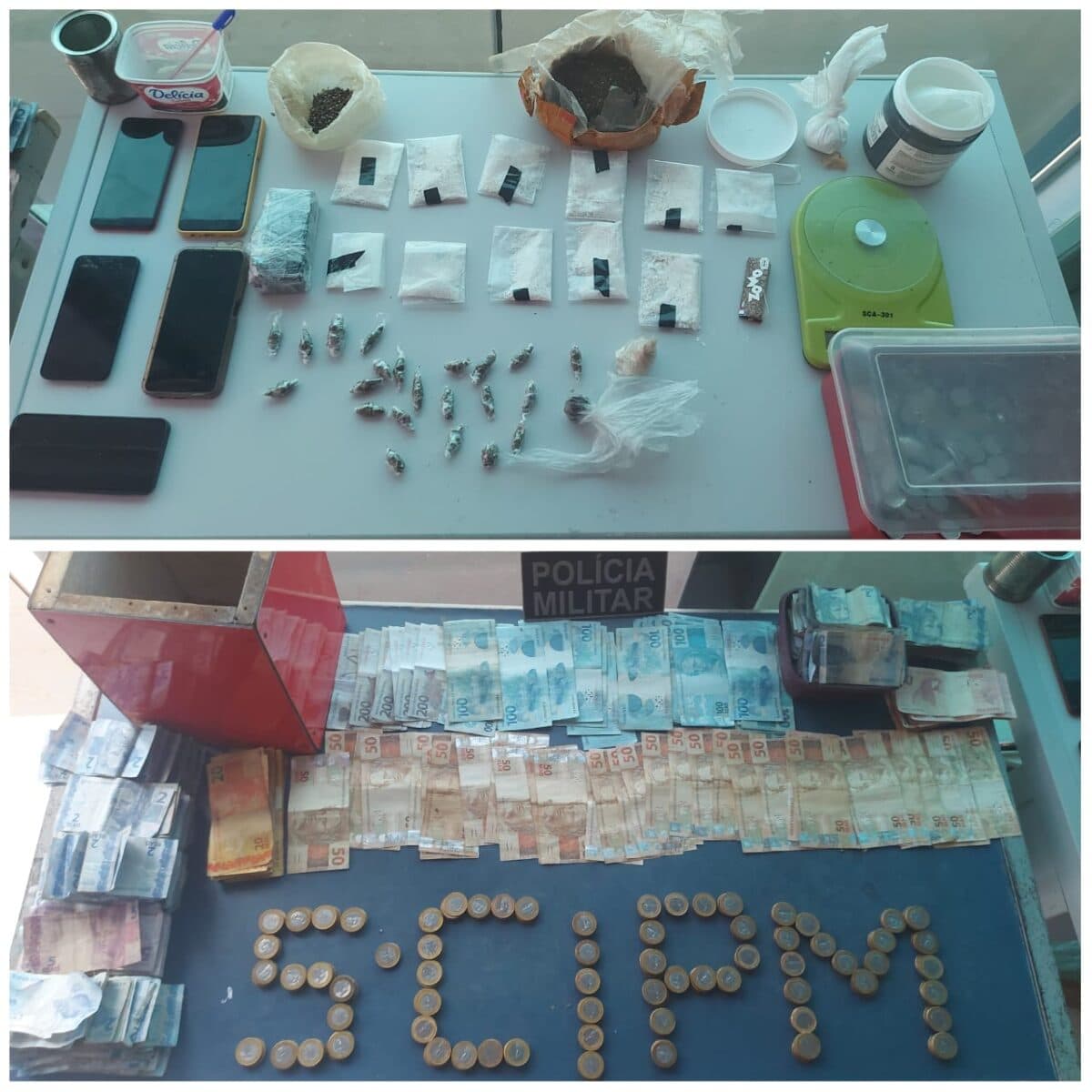 Traficante é presa com R$ 13 mil ao vender drogas em casa no Amazonas