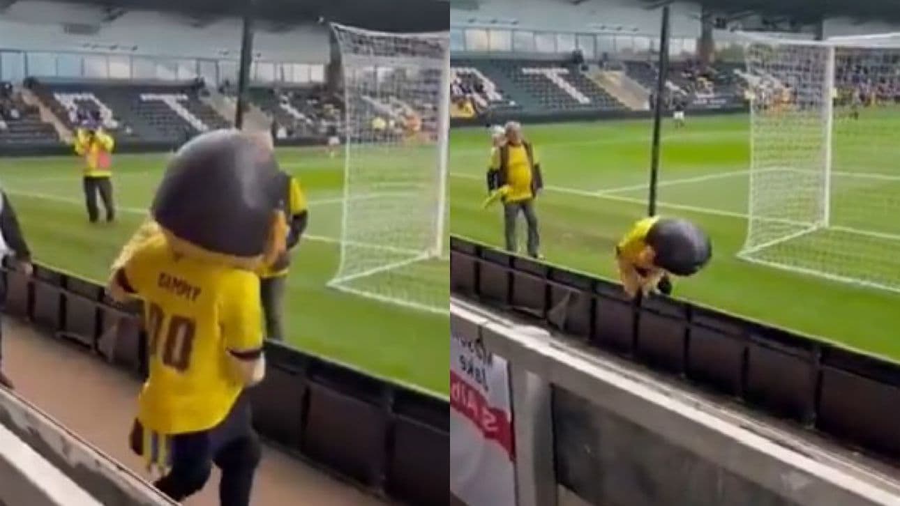 Mascote bêbado é expulso de campo antes de goleada na Copa da Inglaterra