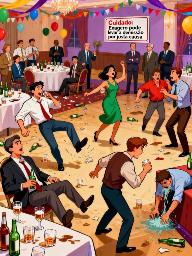Um ‘deslize’ na confraternização da empresa pode custar sua vaga? Veja