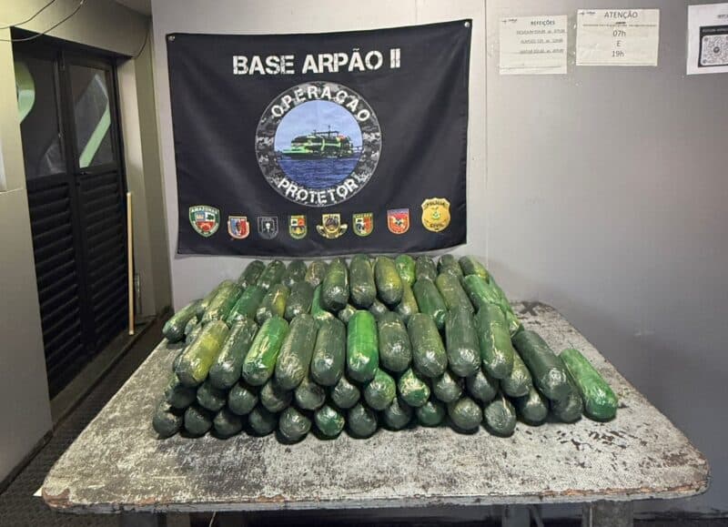 Mulher é presa com pasta-base de cocaína avaliada em mais de R$ 3,5 milhões em Coari