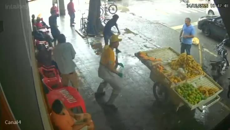 Gari é espancado sob acusação de atrapalhar roubo de bicicleta em MG