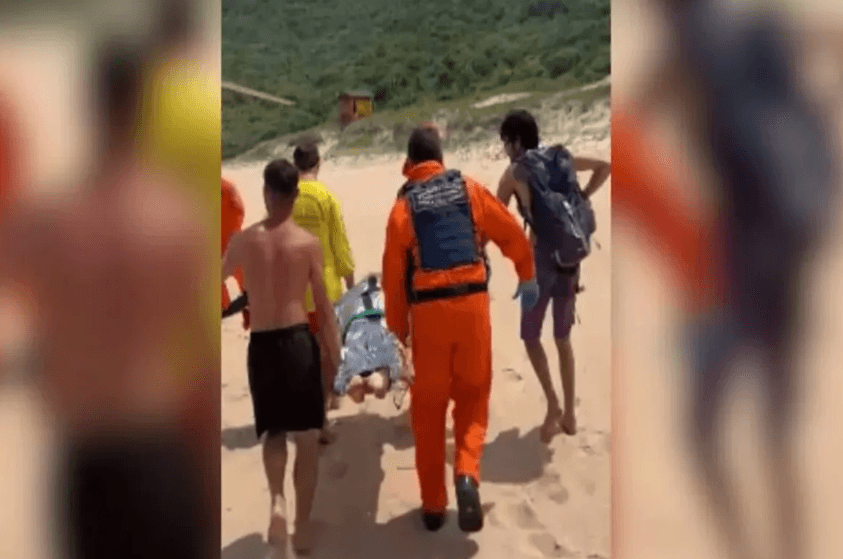 Mulher é atacada por capivara ao mergulhar em lagoa de Santa Catarina