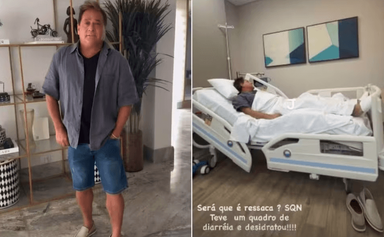 Cantor Leonardo se pronuncia após ser internado com diarreia