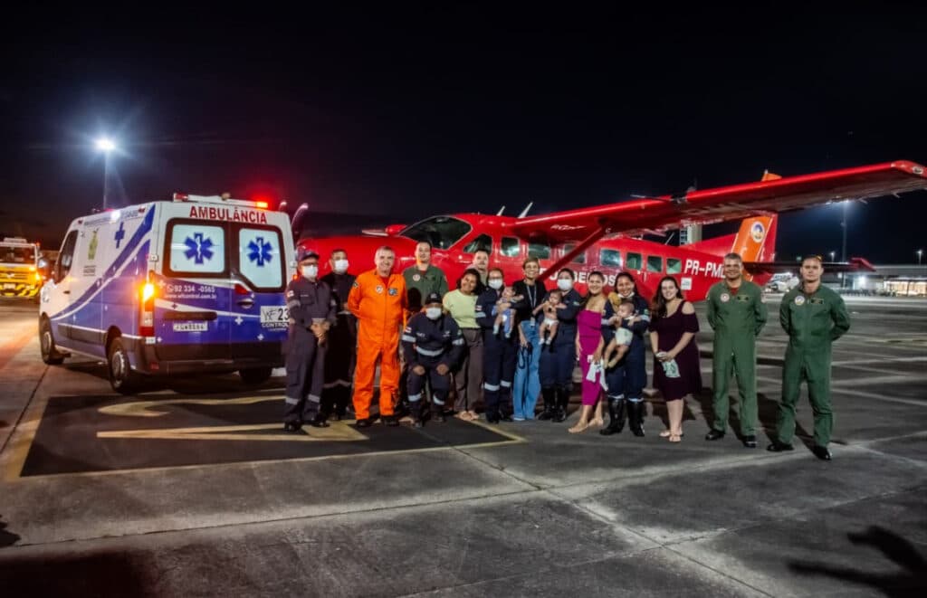 Três bebês são encaminhados a hospital de Manaus para procedimento de saúde