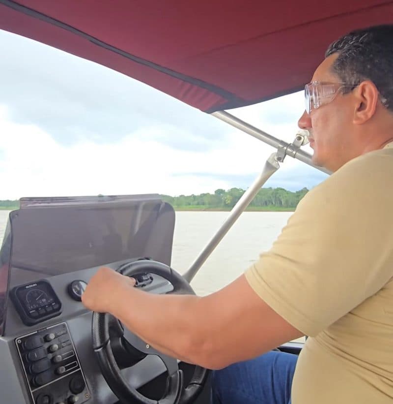 Ex-prefeito de Borba, Simão Peixoto, sofre acidente durante passeio de lancha