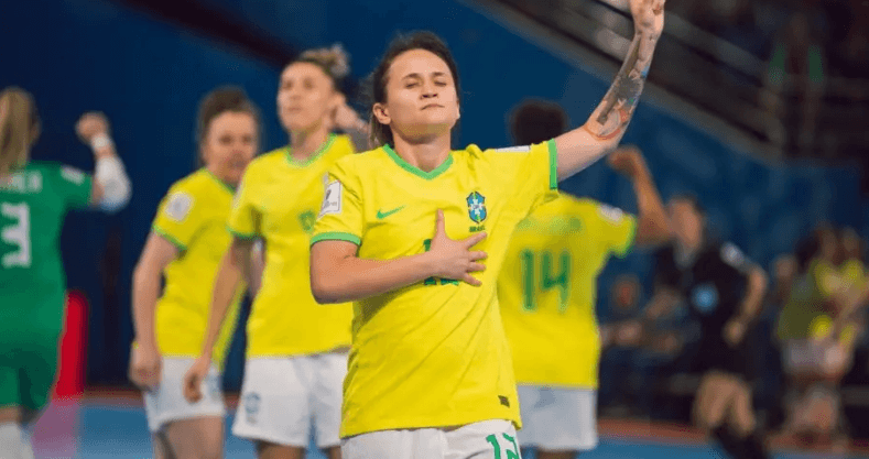 Seleção Brasileira vence Portugal por 3 a 0 e conquista primeiro mundial de futsal feminino