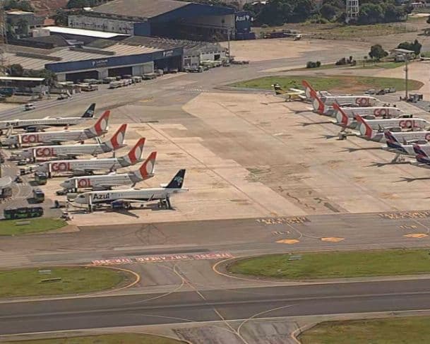 Ventos fortes forçam Aeroporto de Congonhas a cancelar voos nesta quarta-feira (10)