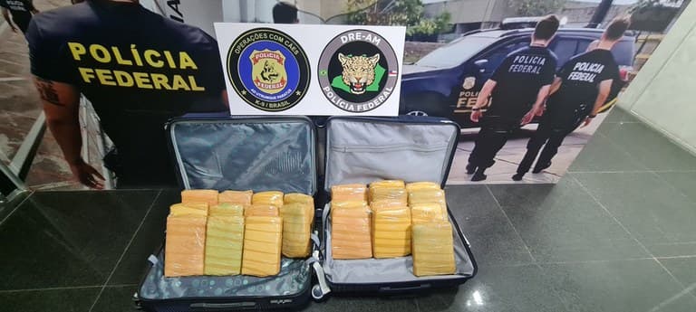 Passageiras são presas com 25 quilos de maconha no aeroporto de Manaus