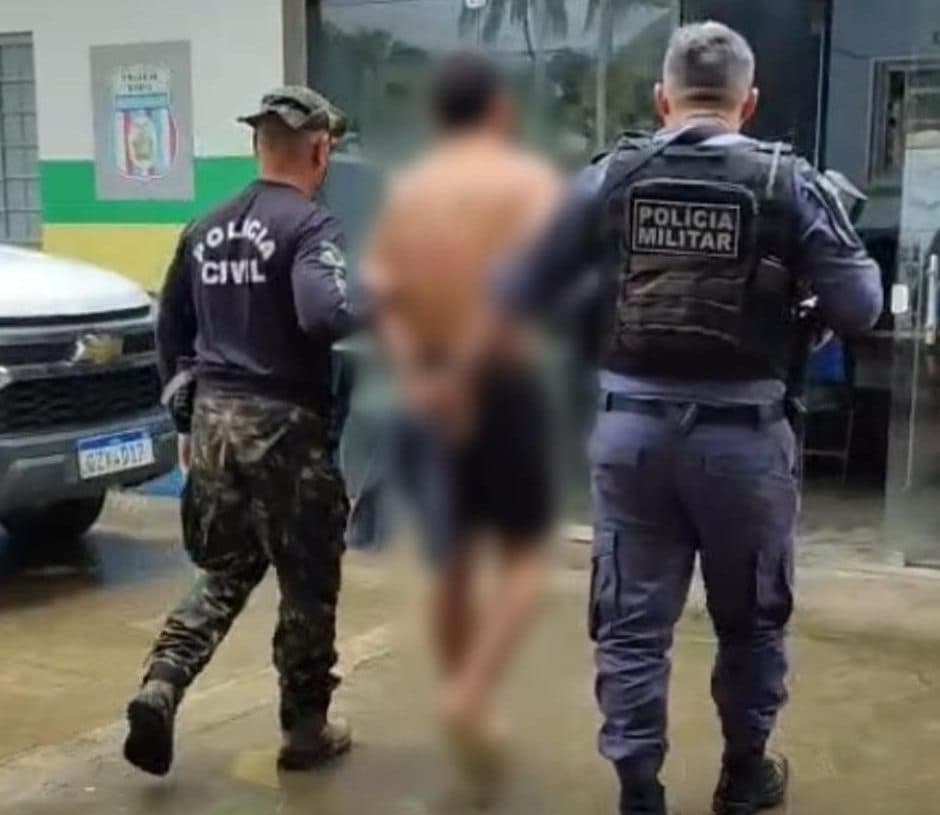 Suspeito de agredir criança de 11 anos a pauladas no rosto é preso em Carauari