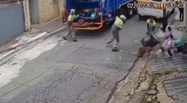 VÍDEO: Garis ficam feridos após ataque de pitbull em São Paulo