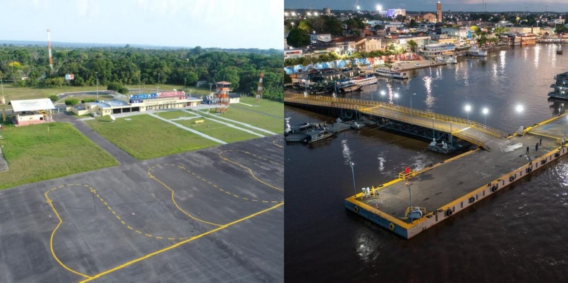 Governo federal anuncia R$ 17 milhões para aeroporto e porto de Parintins e discute melhorias em terminais do AM