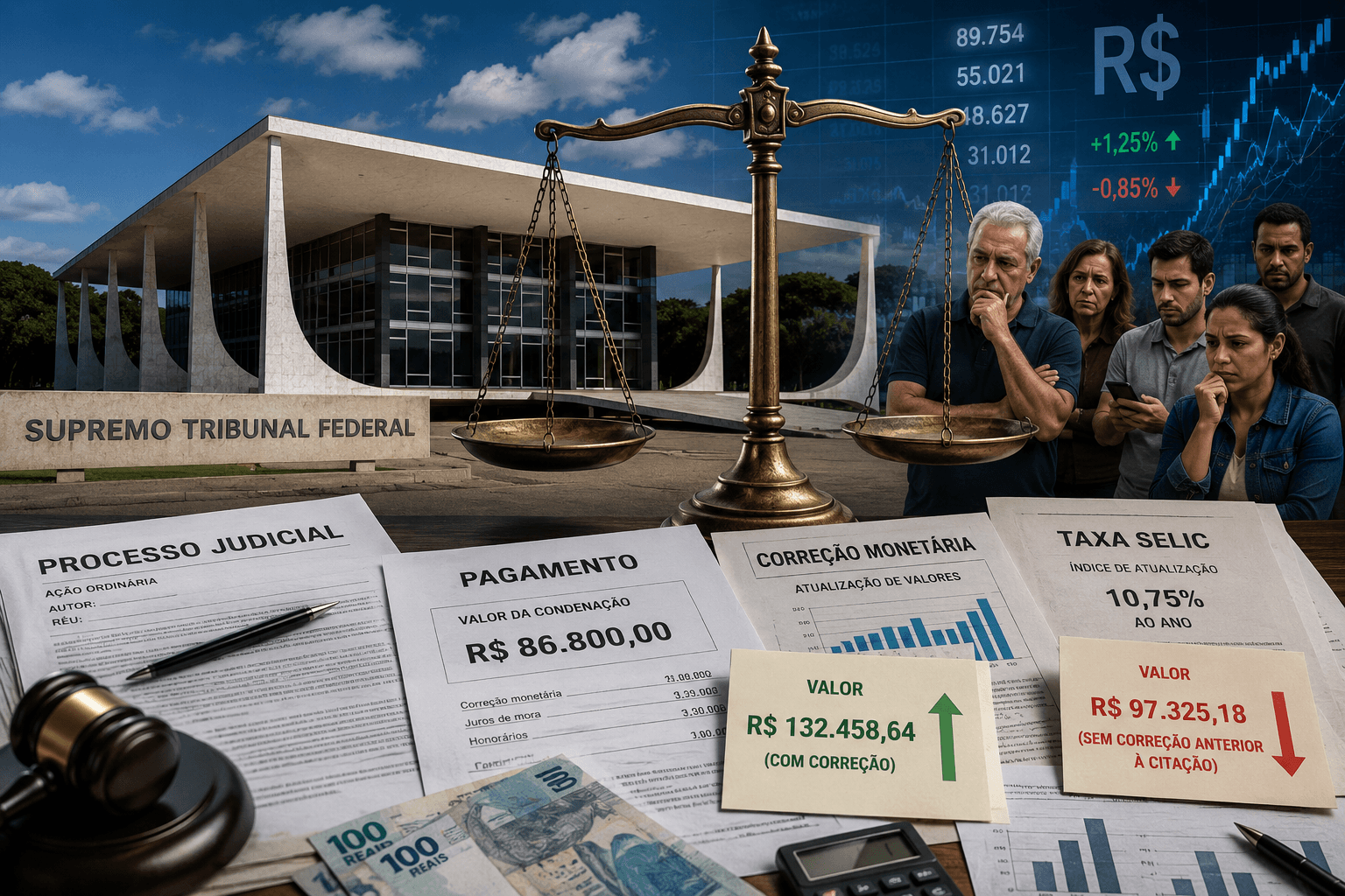 Mudança no STF pode afetar valores pagos em processos judiciais