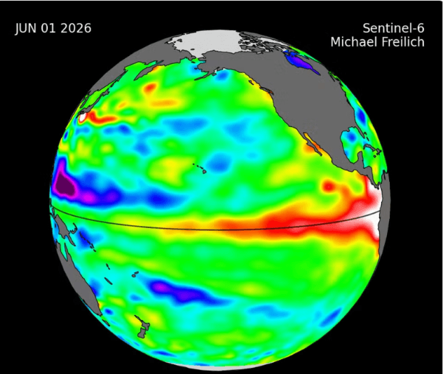 El Niño ganha força e pode entrar na lista dos mais intensos desde 1950, aponta NOAA