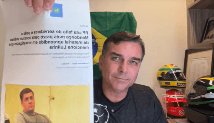Flávio Bolsonaro critica PF e cobra prioridade em investigação envolvendo Lulinha
