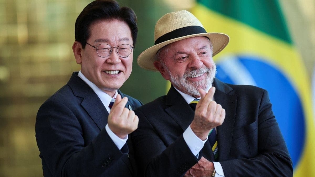 Lula cita doramas e “Guerreiras do K-Pop” ao lado do presidente sul-coreano