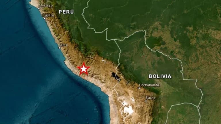 Terremoto de magnitude 7,2 atinge o sul do Peru e deixa feridos