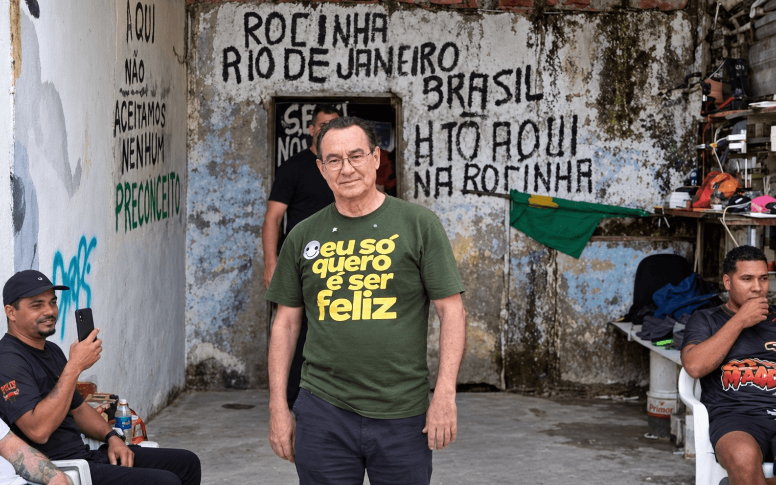 Cury diz que líderes da Rocinha negociaram sua entrada para ato de campanha