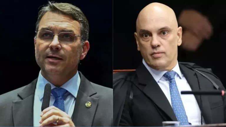 Moraes proíbe Flávio Bolsonaro de manter contato com Willer Tomaz