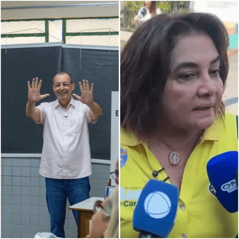 Omar Aziz e Maria do Carmo vão ao 2º turno no Amazonas