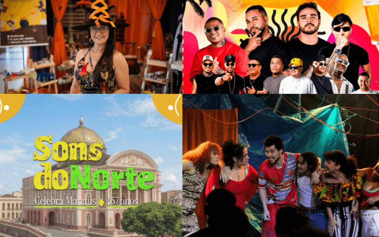 Agenda cultural reúne shows gratuitos, teatro, pagode e atrações de Halloween em Manaus